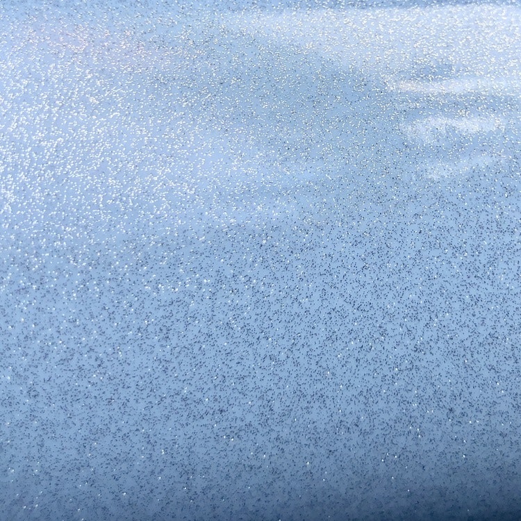 Glitter - Ljusblå - ark 30x50cm