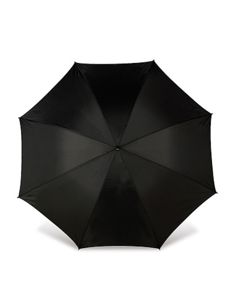Paraply - Svart/Silver knopp