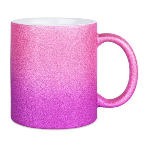 Mugg 80 Glitter Rosa/Lila