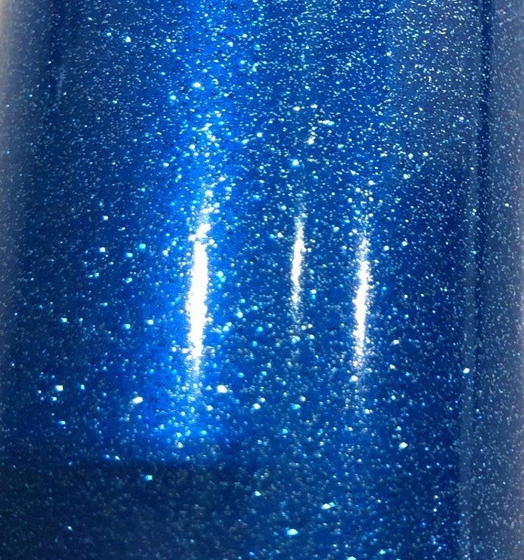 Glitter - Safir Blå - ark 30x50cm