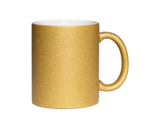 Mugg 80 Glitter Guldgul