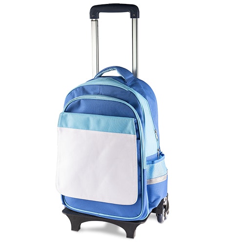 Resväska barn - blå, sublimerbar