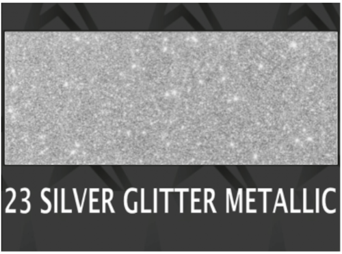 Premium Glittermetallic Silver - 1023 - Ark 30x50 cm