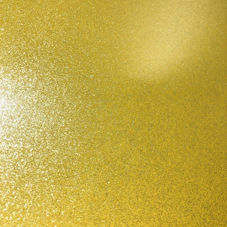 Glitter - Guldgul - ark 30x50cm