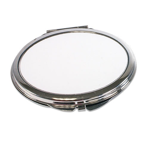 Fickspegel - Oval av aluminium