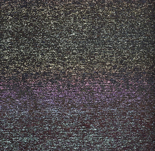 WOPA - Glitter Brush - Svart Regnbåge, ark ca 30x50cm