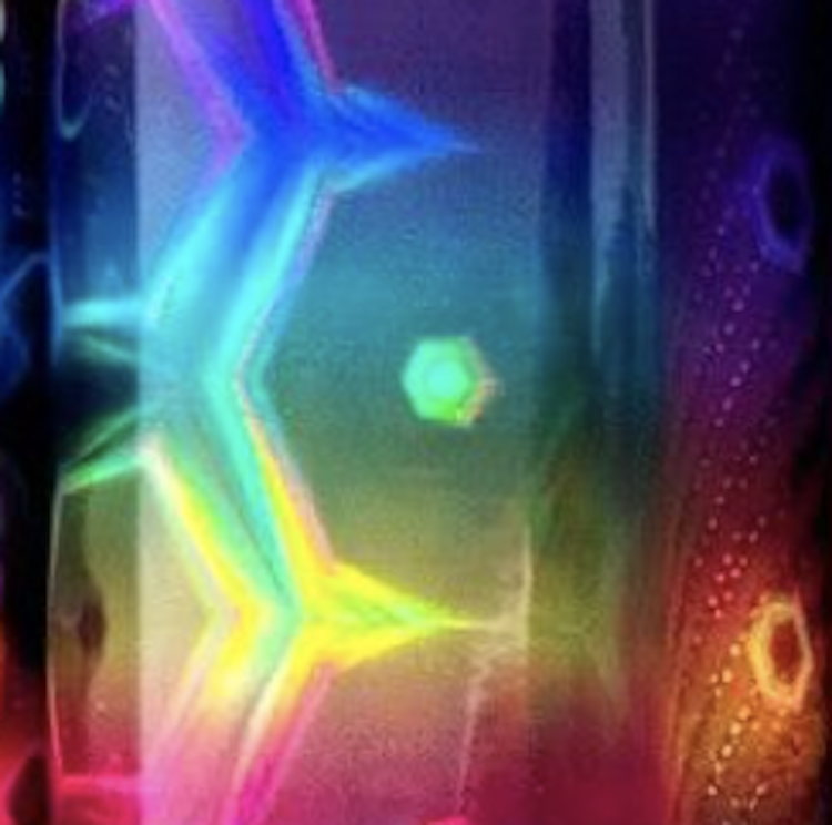 Wow - Rainbow Hexagon, metervara