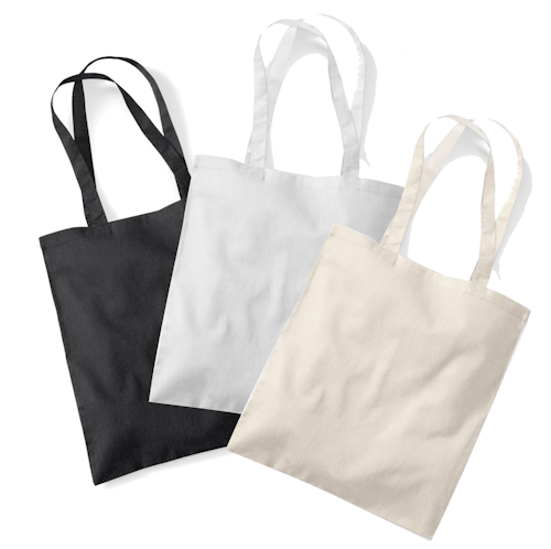 Textilkasse enkel långa handtag, 10-pack