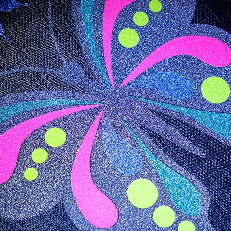 Reflex Glitter- välj bland 9 färger, ark 30x50 cm