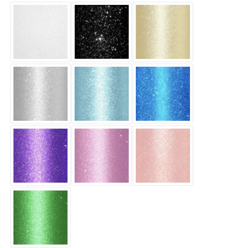 Skyltvinyl  Strukturglitter - Ark 30x50cm