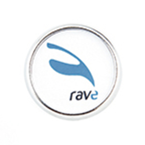Pins - Rund av metall 5-pack