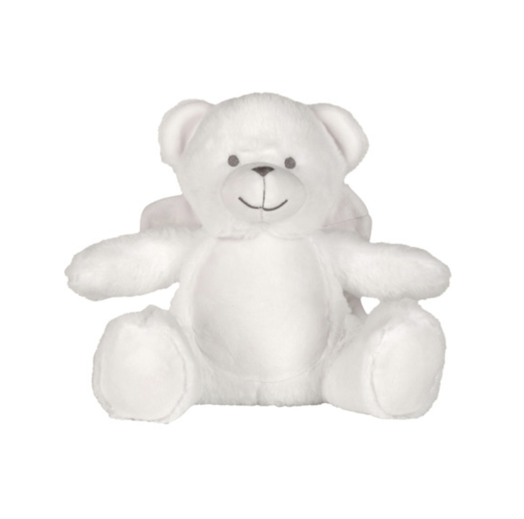 Nalle med vingar - vit - M