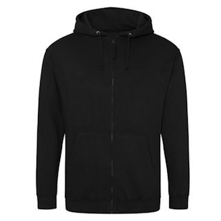 Hoodie Zip - Svart