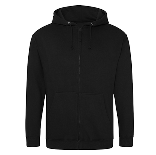 Hoodie Zip - Svart