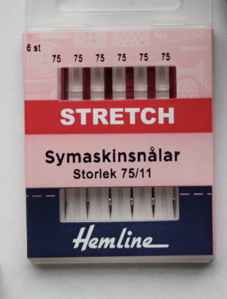 Hemline symaskinsnålar - Stretch 75