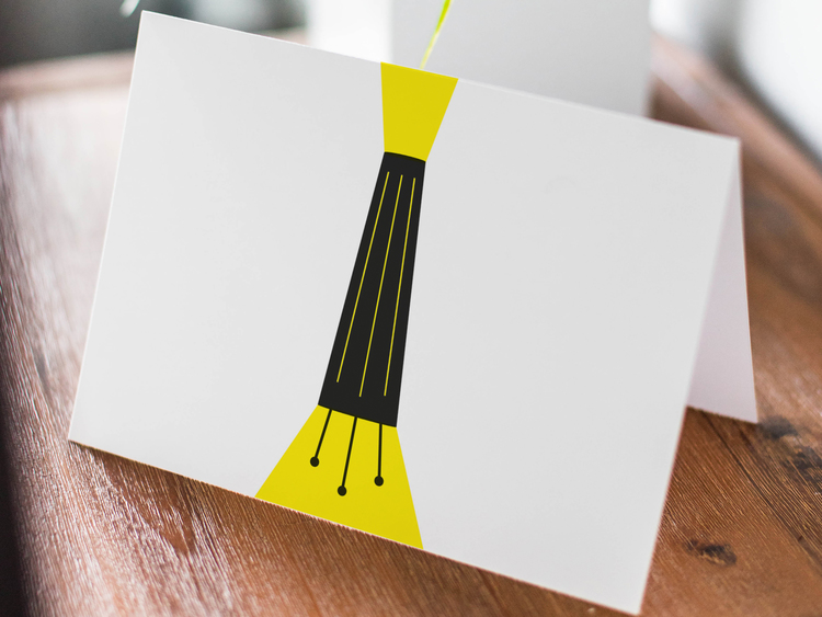 Bordslampa - Folded Greeting Card
