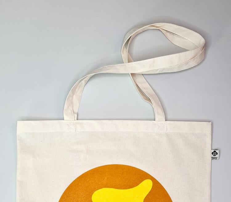 Je suis lá - Tote bag - Orange & Yellow