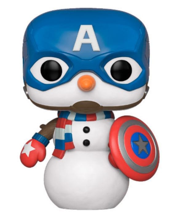 Marvel POP figur Kapten America som snögubbe - Filmhyllan ...