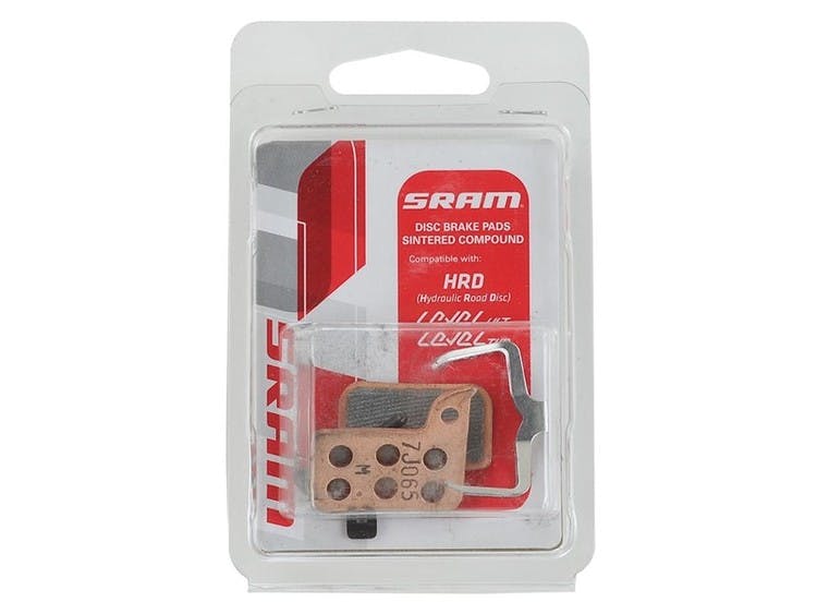 SRAM Disc brake pad Set for Road/Level Ultimate/TLM For Road/Level Ultimate/TLM Metal sintered pad, Powerful Steel plate