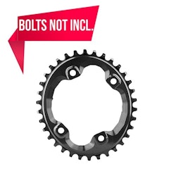 Absolute black OVAL PREMIUM CHAINRING FOR SHIMANO XT M8000 / SLX M7000