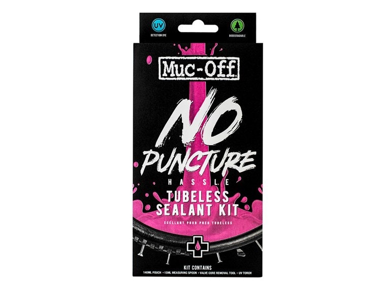 MUC-OFF No Puncture Hassle Tubeless Sealant Kit 140 ml