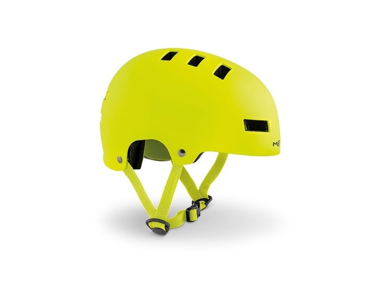 MET Helmet Youth YoYo S (51-55 cm) Safety Yellow/Matt