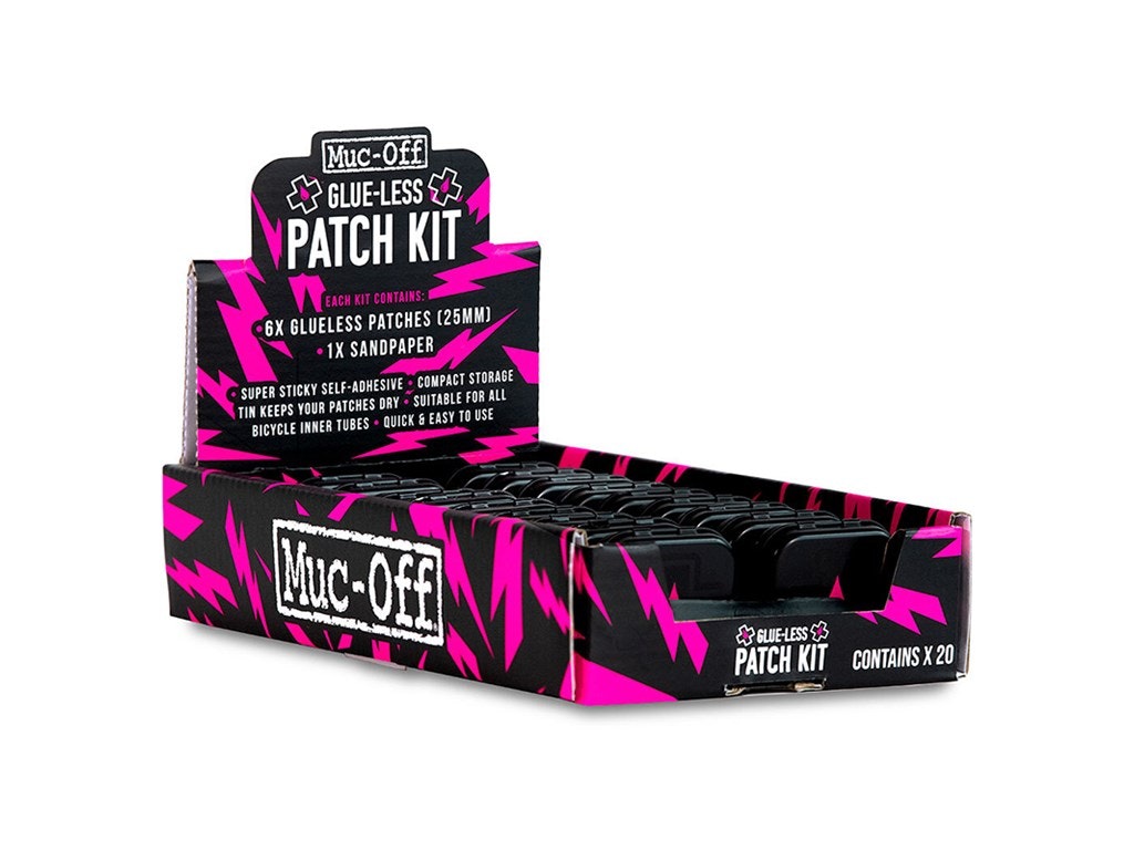 MUC-OFF Glueless patches Glueless Punture Repair Patch kit box 25 mm