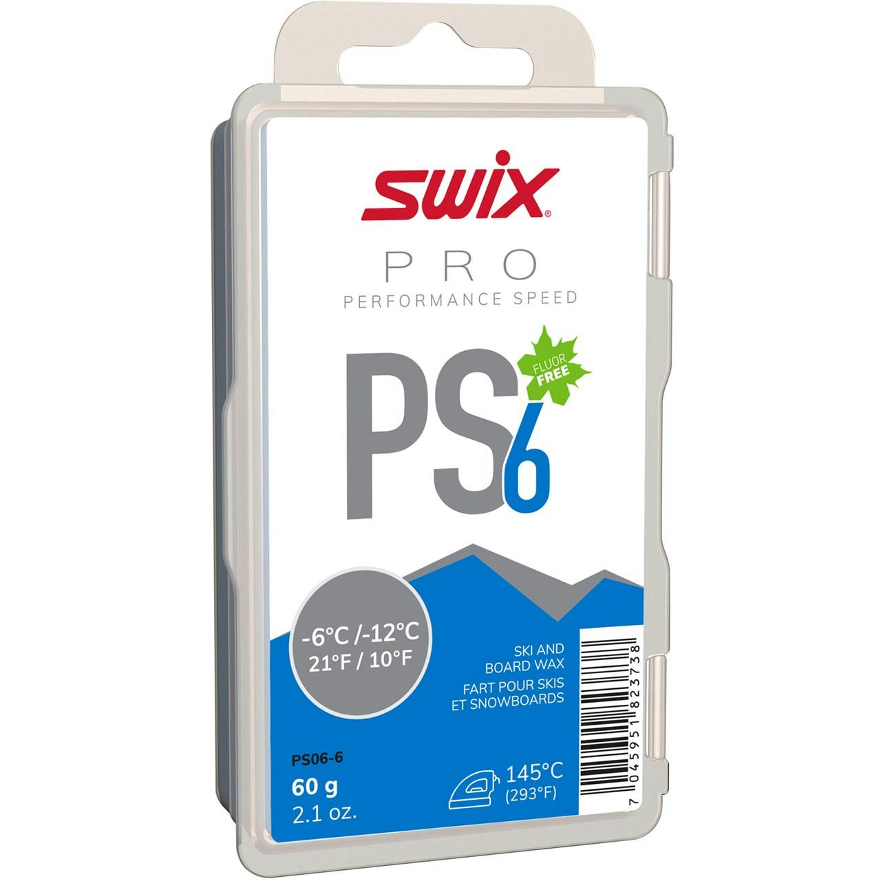 Swix PS6 Blue, -6°C/-12°C, 60g