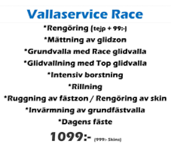 VALLASERVICE RACE