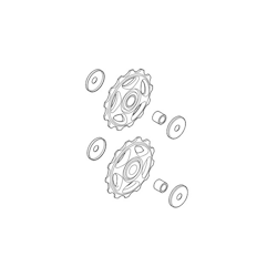 SHIMANO Pulley set (RD-M410)