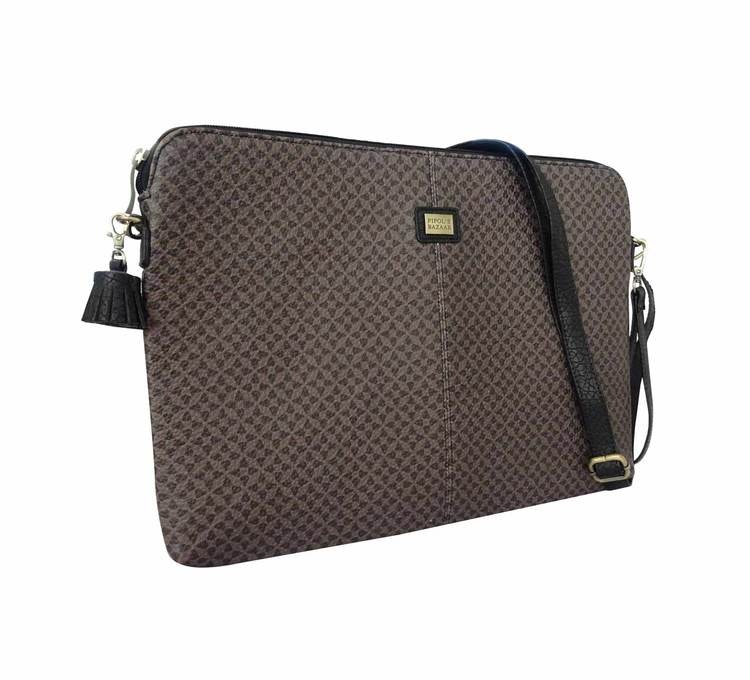 Laptop väska 15" svart/brun