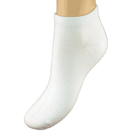 Strumpa ankel Bambu Vit 5-pack