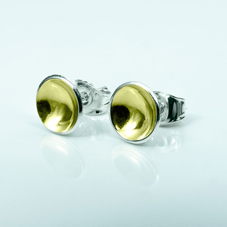 Silver earrings - Gold plating