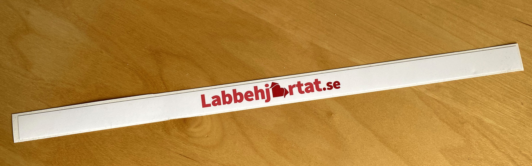 Dekal för registreringsskylt