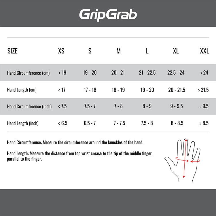GripGrab Shark Padded long Finger Glove