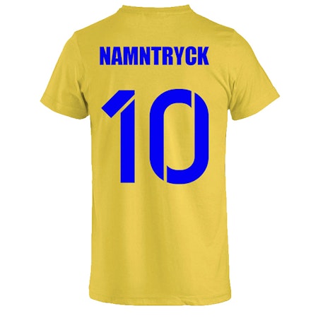 Sverige T-Shirt Gul Sr