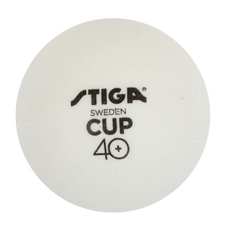 Stiga CUP 40+ 6-Pack Pingisbollar