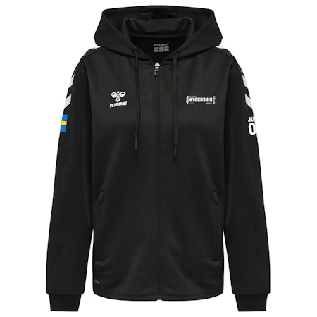 KyoKushin Karate Hummel Full Zip Poly Hood Dam
