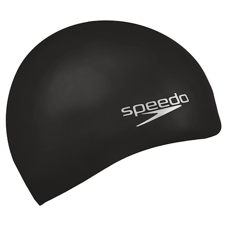 Speedo Plain Moulded Silicon Cap Senior