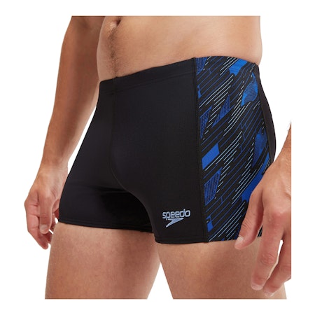 Speedo Mens Hyperboom Panel Aquashort Badbyxor