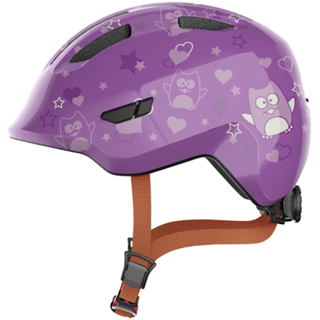 Abus Smiley 3.0 Cykelhjälm Jr Purple Star