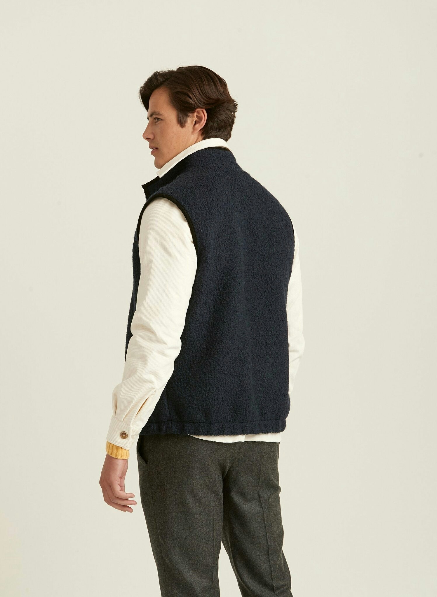 Morris - Whitfield Vest, Offwhite - Pecastore.se