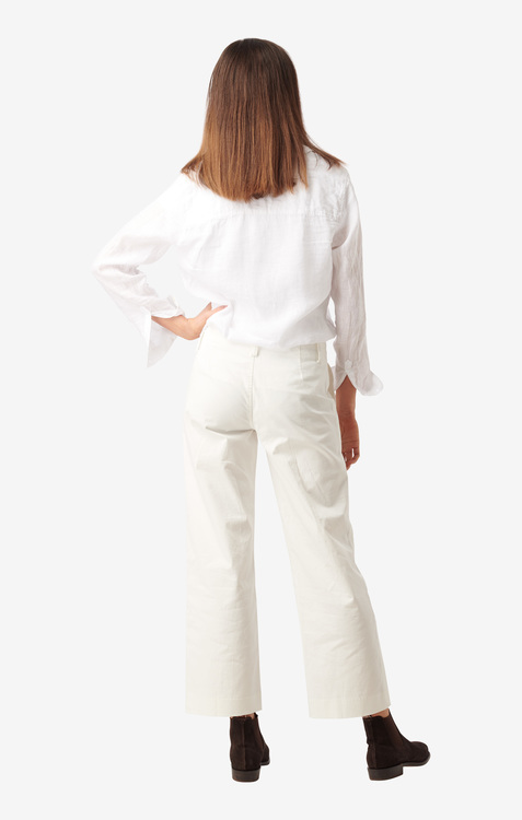Boomerang - Frida Cropped Trousers Offwhite
