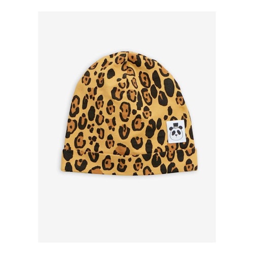 Mini Rodini - Basic Leopard Beanie Beige