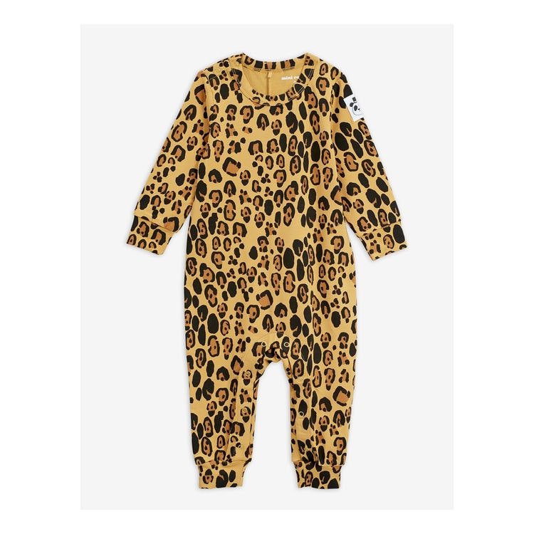 Mini Rodini - Basic Leopard Jumpsuit Beige