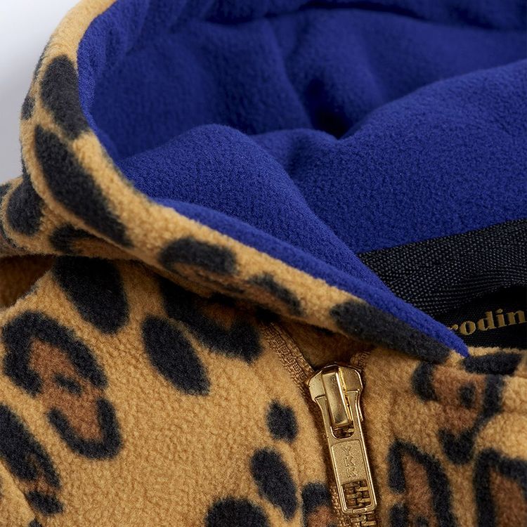 Mini Rodini - Leopard Fleece Onesie