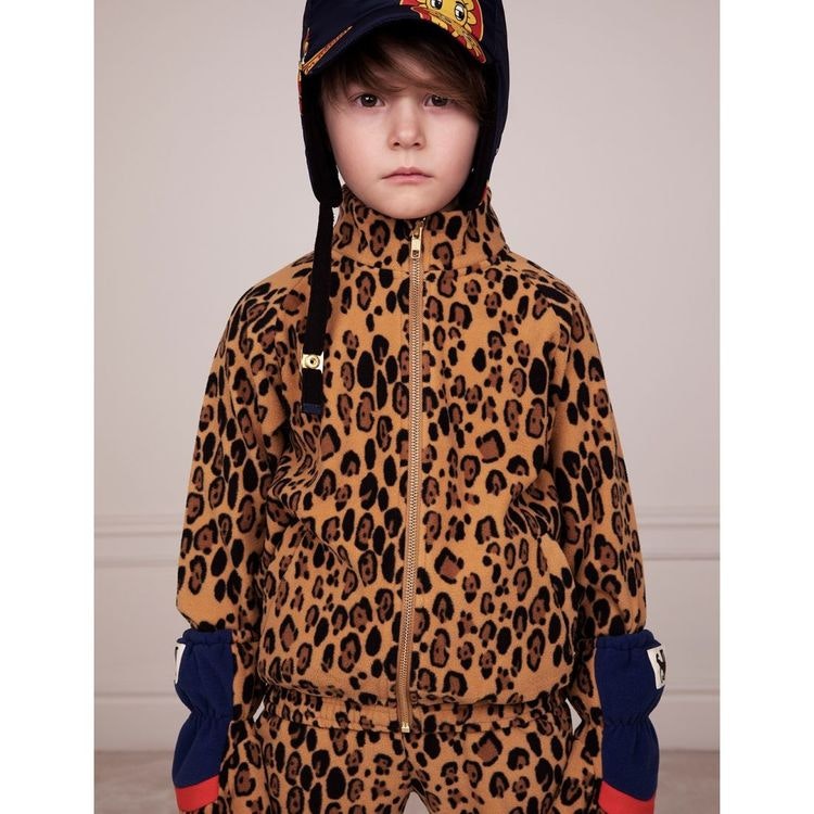 Mini Rodini - Leopard Fleece Jacket