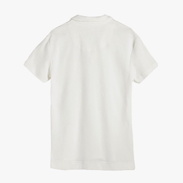 White Polo Terry Shirt