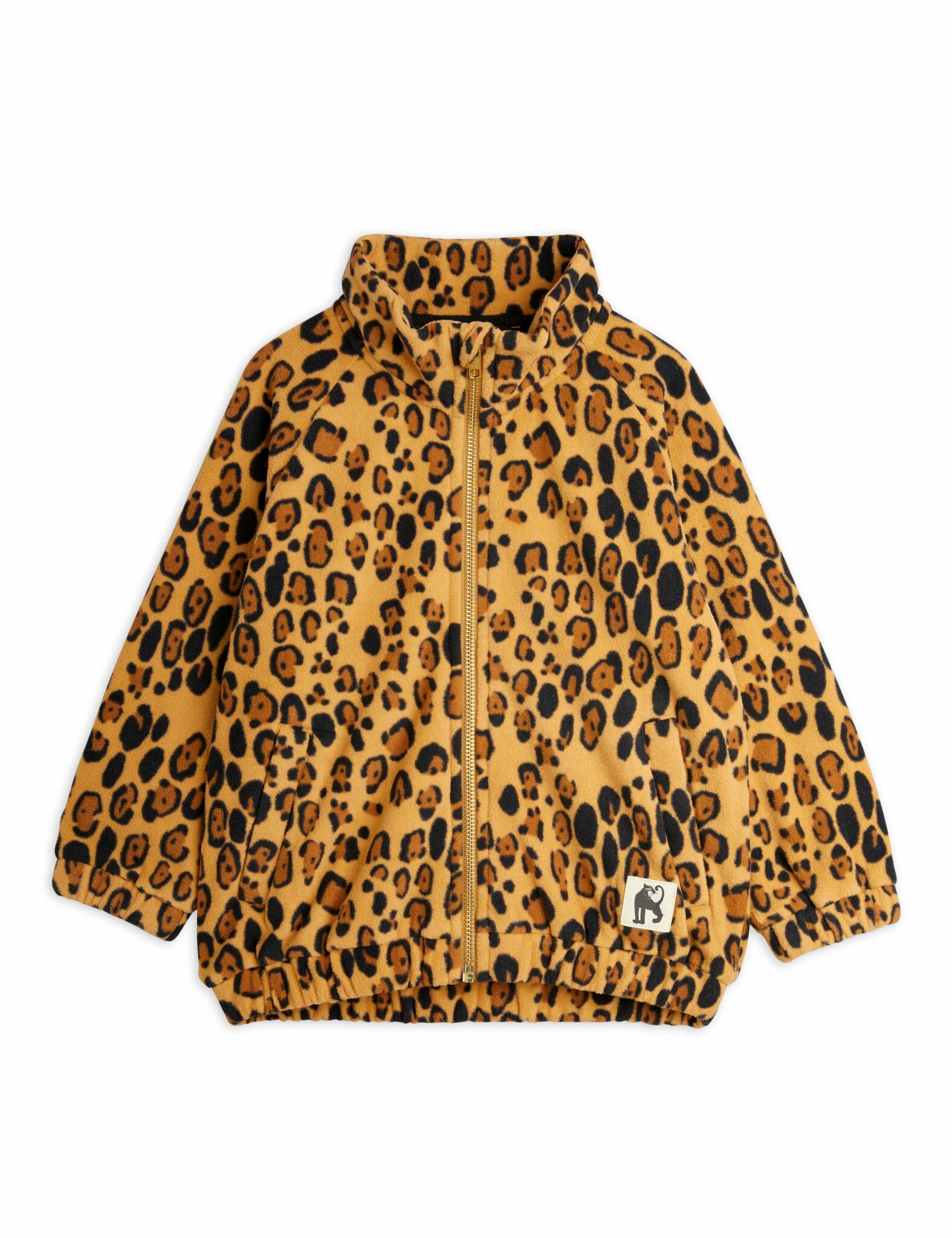 Mini Rodini - Fleece Jacket, Leopard