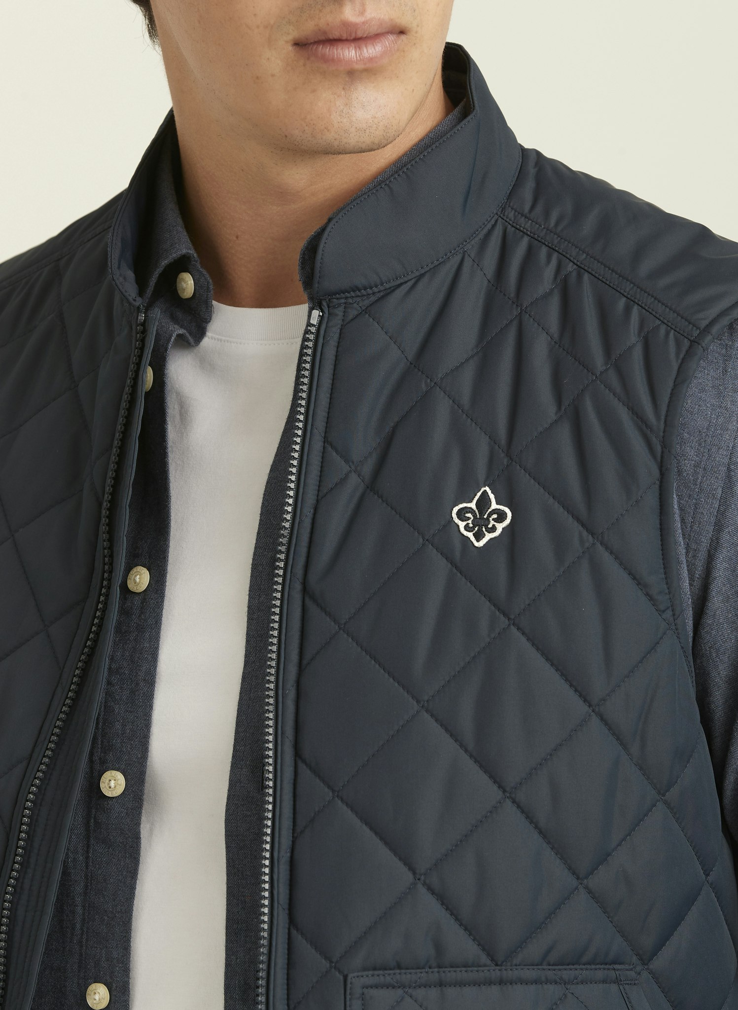 Morris - Kensington Quilted Vest, Blue